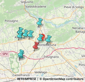 Mappa Via Rive, 31044 Montebelluna TV, Italia (6.67)