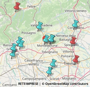 Mappa Via Rive, 31044 Montebelluna TV, Italia (17.04786)