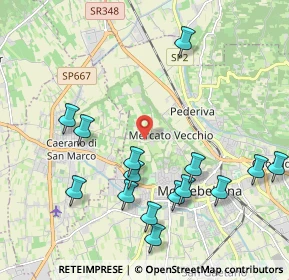 Mappa Via Rive, 31044 Montebelluna TV, Italia (2.272)