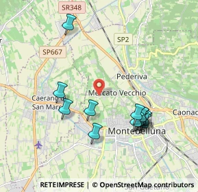 Mappa Via Rive, 31044 Montebelluna TV, Italia (1.92615)