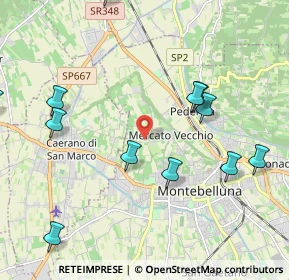 Mappa Via Rive, 31044 Montebelluna TV, Italia (2.44083)