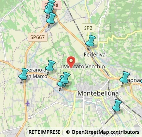 Mappa Via Rive, 31044 Montebelluna TV, Italia (2.47636)