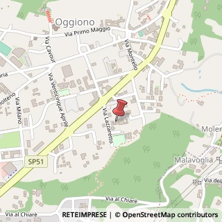 Mappa Via Lazzaretto, 29, 23848 Oggiono, Lecco (Lombardia)