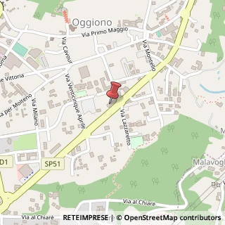 Mappa Via Papa Giovanni XXIII, 50, 23848 Oggiono, Lecco (Lombardia)