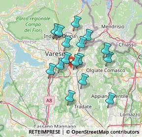 Mappa Via Ticino, 21046 Malnate VA, Italia (5.60471)