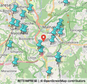 Mappa Via Ticino, 21046 Malnate VA, Italia (2.2695)