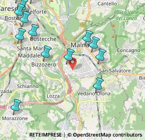 Mappa Via Ticino, 21046 Malnate VA, Italia (2.72929)