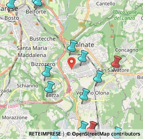 Mappa Via Ticino, 21046 Malnate VA, Italia (2.84467)