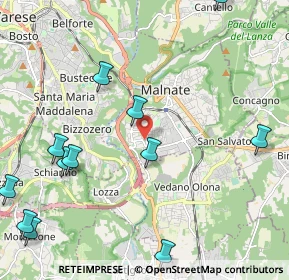 Mappa Via Ticino, 21046 Malnate VA, Italia (2.77583)