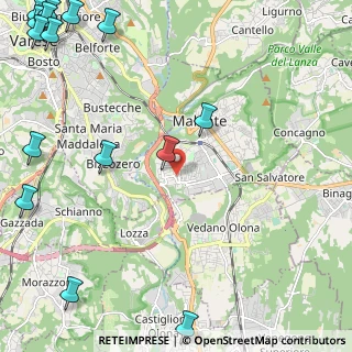 Mappa Via Ticino, 21046 Malnate VA, Italia (3.682)
