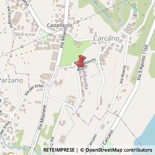 Mappa Via ai Ronchi, 6, 22031 Albavilla CO, Italia, 22031 Albavilla, Como (Lombardia)