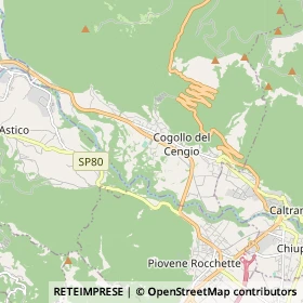 Mappa Cogollo del Cengio