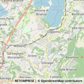 Mappa Oggiono