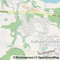 Kaart Galliate Lombardo