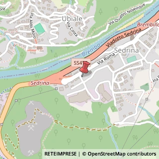 Mappa Via G. B. Pesenti, 1, 24010 Sedrina, Bergamo (Lombardia)