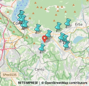 Mappa Via Al lago, 22030 Montorfano CO, Italia (3.78429)