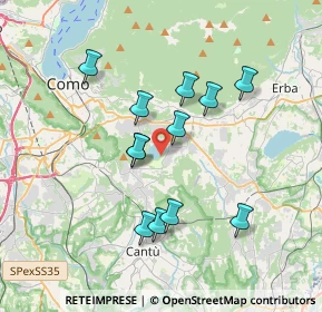 Mappa Via Al lago, 22030 Montorfano CO, Italia (3.18333)