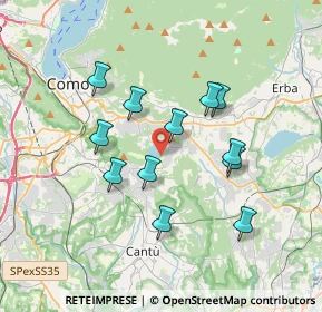 Mappa Via Al lago, 22030 Montorfano CO, Italia (3.13333)
