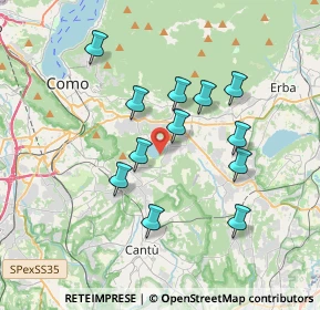 Mappa Via Al lago, 22030 Montorfano CO, Italia (3.21583)