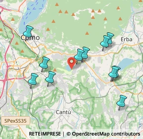 Mappa Via Al lago, 22030 Montorfano CO, Italia (3.93364)