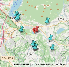 Mappa Via Al lago, 22030 Montorfano CO, Italia (3.85846)