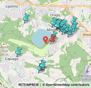 Mappa Via Al lago, 22030 Montorfano CO, Italia (0.932)