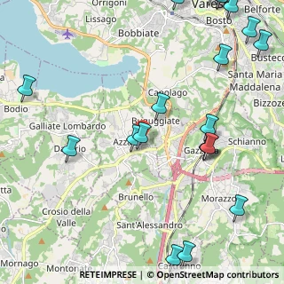 Mappa 21020 Azzate VA, Italia (3.0425)