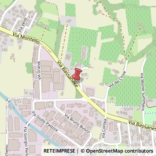 Mappa Via Bassanese, 31044 Montebelluna TV, Italia, 31044 Montebelluna, Treviso (Veneto)