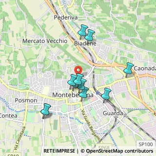 Mappa Via N. Sauro, 31044 Montebelluna TV, Italia (0.85455)