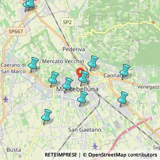 Mappa Via N. Sauro, 31044 Montebelluna TV, Italia (2.27636)