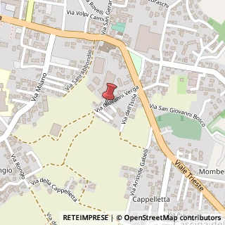 Mappa Via Giovanni Verga, 8, 22077 Olgiate Comasco, Como (Lombardia)