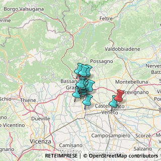 Mappa Via T. Edoardo Velo, 36060 Romano D'ezzelino VI, Italia (7.81692)