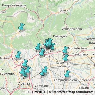 Mappa Via T. Edoardo Velo, 36060 Romano D'ezzelino VI, Italia (14.75105)