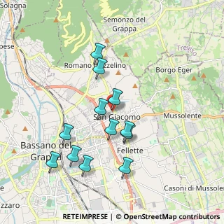 Mappa Via T. Edoardo Velo, 36060 Romano D'ezzelino VI, Italia (1.77)