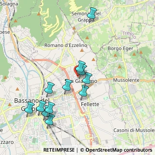 Mappa Via T. Edoardo Velo, 36060 Romano D'ezzelino VI, Italia (2.00333)