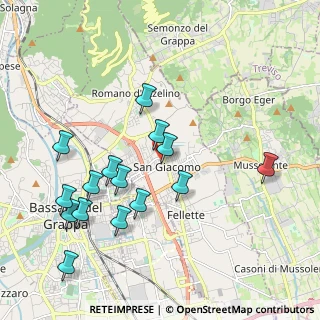 Mappa Via T. Edoardo Velo, 36060 Romano D'ezzelino VI, Italia (2.078)