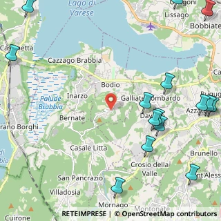 Mappa Via dei Pini, 21020 Bodio Lomnago VA, Italia (3.23267)