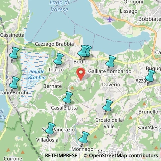 Mappa Via dei Pini, 21020 Bodio Lomnago VA, Italia (2.46727)