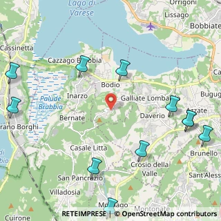 Mappa Via dei Pini, 21020 Bodio Lomnago VA, Italia (2.93273)