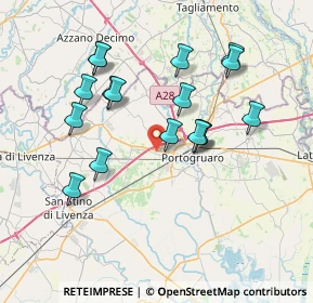 Mappa Via S. Floriano, 30026 Portogruaro VE, Italia (6.95235)