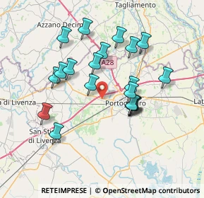 Mappa Via S. Floriano, 30026 Portogruaro VE, Italia (6.594)