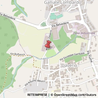 Mappa Via per Daverio, 18, 21020 Galliate Lombardo, Varese (Lombardia)