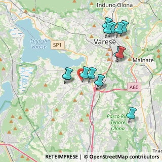 Mappa Piazza Giovanni XXIII, 21022 Azzate VA, Italia (3.71071)