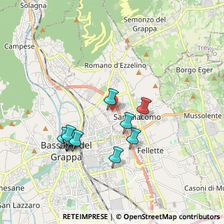 Mappa Via A. Palladio, 36060 Romano D'ezzelino VI, Italia (1.79273)