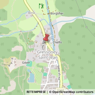 Mappa Via Str. Regionale 44, 3, 11025 Gressoney-Saint-Jean, Aosta (Valle d'Aosta)