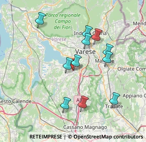 Mappa Via N.Sauro, 21022 Azzate VA, Italia (6.87818)