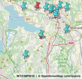 Mappa Via N.Sauro, 21022 Azzate VA, Italia (5.04333)