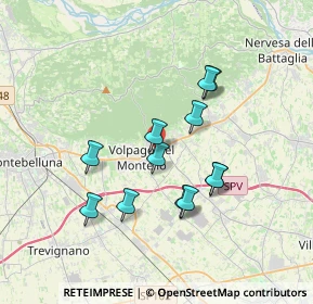 Mappa Via Schiavonesca Nuova, 31040 Giavera del Montello TV, Italia (3.08)