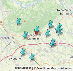 Mappa Via Schiavonesca Nuova, 31040 Giavera del Montello TV, Italia (3.74)