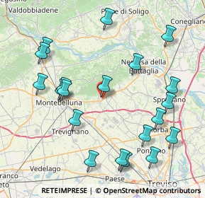 Mappa Via Schiavonesca Nuova, 31040 Giavera del Montello TV, Italia (9.188)